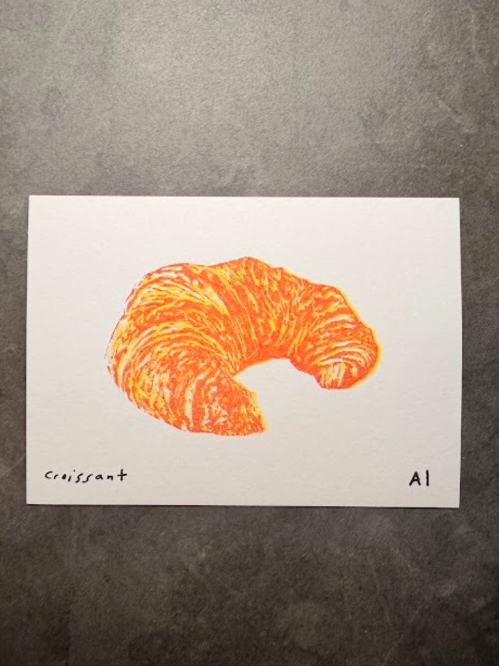 Ana Inciardi Croissant Mini Art Print